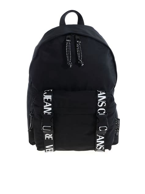 versace jeans backpacks mens|Versace nylon backpack.